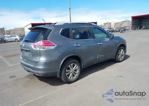 2016 Nissan Rogue Sv из США, поврежденный, VIN 5N1AT2MV3GC815567